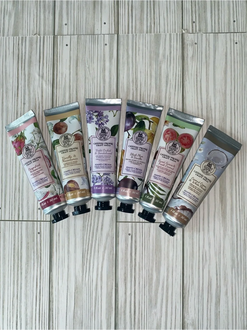 Château Propre Craft Ideas 6 piece Hand Cream Set